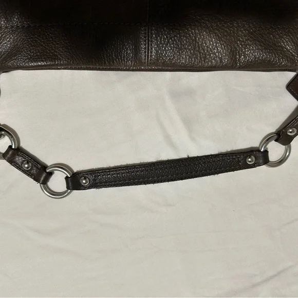 Coach Carly Brown Leather Bag - Picture 13 of 17